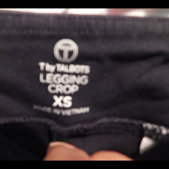 Talbots Leggings Cropped Zip Pockets XS - Picture 5 of 11